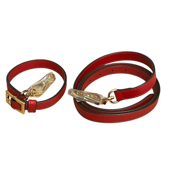 Gucci Red Leather Shoulder Bag Strap $450.00 - Picture 3 of 9